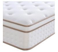 slily Matelas 90x190, 28cm Épaisseur Matelas Hybride de Luxe à Mémoire de Forme et Ressorts Ensachés Indépendants