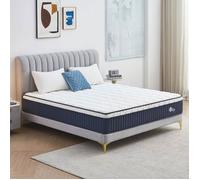slily Matelas 90x190 30 cm Épaisseur Matelas Hybride à Ressorts Indépendan Ensachés et Mousse à Mémoire de Forme Gel, Oeko-tex