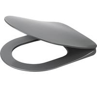 Slim soft-close toilet seat