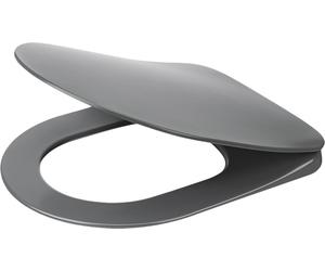 Slim soft-close toilet seat