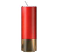 Slim Tumbler | Double Wall With Lid And Straw Stainless Steel 20 Oz
