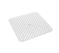 SLIP MAT DOUCHE MODÈLE GEO 53X53 CM BLANC
