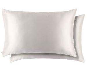 Slip - slip pure silk queen pillowcase duo - white - Housses de coussin en soie 2 St.