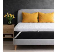 SLIPIO Surmatelas 120x200 cm | 7 cm | Memory Foam Visco+ à Soutien optimisé | Topper de Matelas | Housse Amovible Lavable Anti-acariens & Antiallergique