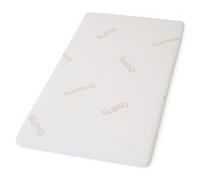 SLIPIO Surmatelas en Bambou, Hauteur 5 cm, Mousse Confort orthopédique Ergo+, Lavable et hypoallergénique, surmatelas (130 x 190 cm)