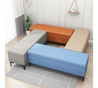 Slish Banc de bar extra long en similicuir rembourré pour chambre à coucher et entrée, supporte 136 kg, polyvalent pour décoration d'intérieur