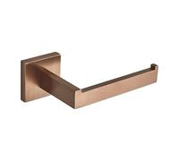Slish Porte-papier toilette moderne en forme de rose brossé - Porte-rouleau de papier toilette carré en acier - Accessoire de salle de bain pour décoration contemporaine - 1 pièce