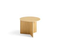 HAY Table basse Slit Ø45 cm Lacquered oak