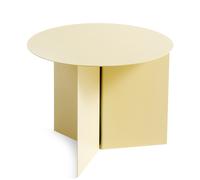Slit Table Round Table d'appoint ronde Hay Revêtement en poudre jaune clair - 5710441271673
