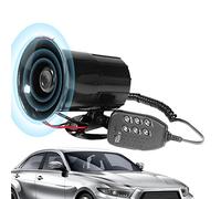 Sloane sirène d'alarme Voiture - Système Haut-parleurs sirène à 6 tonalités 12V | sirène Moto Fort pour Camion Camion Bateau OTO