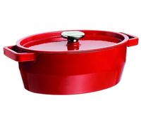 Pyrex Cocotte ovale Slow Cook 33 cm Rouge