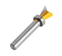 SLOYCA 1 pièces 14 degrés 1/2 Pouces mèche de toupie à Queue d'aronde-8mm Tige Ronde Fraise à Bois Coupe Tenon for Outils de Travail du Bois Forage du Bois