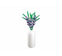 Sluban M38-B1101-14 Ensemble de Fleurs de Lavande Artificielle avec Vase Violet et Vert Hauteur 42,6 cm