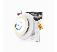 SLUELI Ventilateur Extracteur d'air 100mm Timer P108E-ZP1