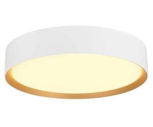 SLV BIG WHITE DECONA 30 CL, PHASE, plafonnier apparent, rond, 3000/4000 K, 17 W, blanc/doré 1008919