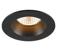 SLV BIG WHITE NEW TRIA 68 Plafonnier encastrable, 2700 K, 38°, IP 20 / IP 65, rond, noir 1007406