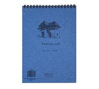 Sm.Lt Ab-35ts Authentic Line Bloc À Aquarelles De 35 Pages Format A4 Blanc 280 G/M²