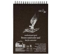 SM-LT Bloc Spirale - Aquarelle Brun - A5-20 feuilles - 280 gsm 5AB-35TS/B