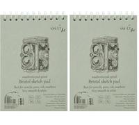 SM-LT Bloc Spirale - Dessin - Bristol - A5-30 feuilles - 185 gsm (Lot de 2)