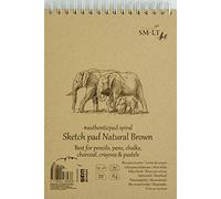 SM-LT Bloc Spirale - Dessin - Brun - A4-80 feuilles - 135 gsm
