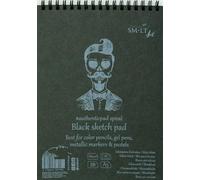 SM-LT Bloc Spirale - Dessin - Noir - A5-20 feuilles - 165 gsm