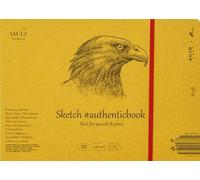 SM-LT Carnet- Dessin - Kraft - 24,5x17,6cm - 24 feuilles - 90 gsm