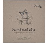 SM-LT Livre de dessin carré 180° - Recyclé - 14x14 cm - 48 feuilles - 100 gsm