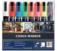 [SMA510-V8] Securit Etui Lot de 8 Marqueurs ORIGINAL MEDIUM Craie Liquide Poi...