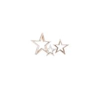 Small Foot Design - Étoiles décoratives - Stelle Decorative Bianche - Bois 34 x 5,5 x 33 cm - Blanc