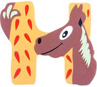 Small Foot Lettera H in Legno Con animali