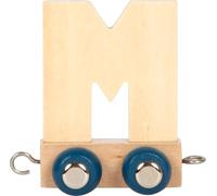 Small Foot Train Alphabet Polaire Lettre M en Bois, Combiner, décorer, Offrir, 12583