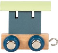 small foot Wagon Train Alphabet Polaire Bouleau & Bleu Ardoise en Bois, Combiner, décorer, Offrir, 12565