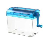 Small Shredder - Mini déchiqueteuse manuelle - Ponceuse à portable | documents, courrier, factures, reçus et cartes de crédit, compact