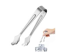 Small Tongs - Stainless Steel 10.5x1.5cm | Mini Serving Clip, Sugar Cube Grabber, Appetizer Buffet Tongs, Compact Food Handling Tool For Wedding Restaurant Catering | Kitchen Use