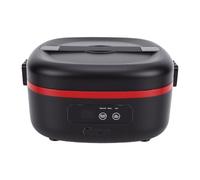Smandy Boîtes à Lunch Boîte 75W, Chauffe-plats Chauffant en Acier Inoxydable 1L sans Fil pour Bureau de Voyage Batterie Rechargeable Déjeuner électrique Portable Chauffe-plats Portable