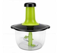 Smandy Hachoir Manuel, Mandolines, Mini Robot à Ail et Légumes pour Couper en Dés, Oignons, Tomates, Noix, Préparation des Repas, Hachoir Manuel, 1,5 L, Presse Manuelle pour Légumes