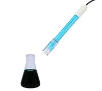 Smandy Kit de Module Capteur PH avec Connecteur BNC, Précision ±0,1 PH | Testeur de solution aqueuse 0-14, potentiomètre de réglage du Gain, électrode en verre composite, pour eau de laboratoire