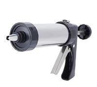 Smandy Presse à Biscuits en Acier Inoxydable, 13 Moules à Biscuits et 7 Buses de Décoration de Gâteaux, 430 Outils de Pâtisserie en Acier Inoxydable avec Boîte de Rangement pour Boulangers à Domicile,