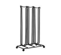 Smandy Support de Rangement pour Capsules de café Noir, 42 Dosettes, étagère Verticale en Fer chromé, Design à 3 Niveaux, pour Organisation Bureau Maison