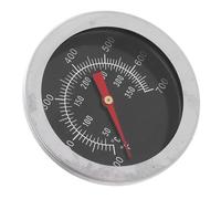 Smandy Thermomètre à Gril en Métal Thermomètre de Four en Acier Inoxydable Cadran de 52 Mm 100 à 700 F Filetage M8 Lecture Claire pour Couvercle de Gril de Barbecue Cuisson au Four de Fumeur