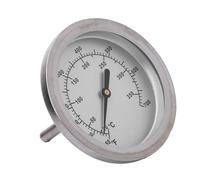 Smandy Thermomètre de Four en Acier Inoxydable, Jauge de Température de Gril 50 à 700 F, Grand Cadran de 67 Mm, Pointeur Court fileté M10 pour la Cuisson de Rôtissage de Viande de Gril de Four