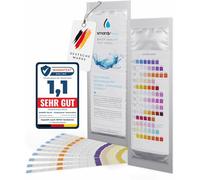 smardy 13in1 Testeur pour Eau de Piscine et Spa 10x Bandelettes de Test d'Eau Potable Analyse de la Qualité pour de l'Eau du Robinet - Dureté pH Chlore Nitrate