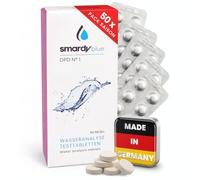 smardy 50 pastilles DPD1 photomètre, comprimés test chlore libre piscine | Pour Testeurs d'eau Électroniques, Analyse Précise pour Spa, Aquarium & Eau Potable - Made in Germany