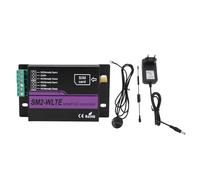 Smart 2 Channel 4G Remote Controller, Interrupteur de Relais en Aluminium pour les Ouvertures de Portes de Garage Lumières LED, Capteur d'humidité TEMP 4G, ALARME SMS WEB APP,