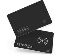 Smart Air Tracker Carte Tag, Rechargeable Wallet Traqueur Compatible avec Find My (iOS Uniquement,Localisateur d'objets Carte 1 pa