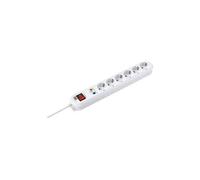 SMART - Coupe-circuit - CA 230 V - connecteurs de sortie : 6 (power CEE 7/7) - 1.5 m cordon - blanc
