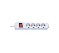 Bachmann SMART - Coupe-circuit - connecteurs de sortie : 4 (power CEE 7/7) - 1.5 m cordon - blanc