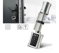 Smart Cylinder Lock European Style Electronic Door Lock Digital Keypad Code RFID Card Verrouillage sans clé pour maison hôtel appartement - 60