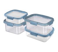 SMART FRESH ECO Lot de 4 boîtes de conservation transparentes 0.9L/1L/1.1L/1.2L - Veba