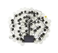 Smart Garden - Guirlande solaire GloBulb 40 ampoules LED blanc chaud 10 lumens 18,4 m plastique